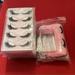CASE PACK of Lashes(9), 50 Lash Bags, 1 Pack of Lash Wands Included